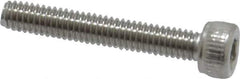 Value Collection - M2.5x0.45 Metric Coarse Hex Socket Drive, Socket Cap Screw - Grade 18-8 & Austenitic A2 Stainless Steel, Uncoated, Fully Threaded, 16mm Length Under Head - Eagle Tool & Supply