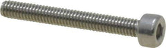 Value Collection - M2.5x0.45 Metric Coarse Hex Socket Drive, Socket Cap Screw - Grade 18-8 & Austenitic A2 Stainless Steel, Uncoated, Partially Threaded, 20mm Length Under Head - Eagle Tool & Supply