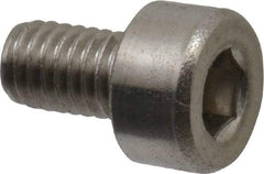 Value Collection - M3x0.50 Metric Coarse Hex Socket Drive, Socket Cap Screw - Grade 18-8 & Austenitic A2 Stainless Steel, Uncoated, Fully Threaded, 5mm Length Under Head - Eagle Tool & Supply