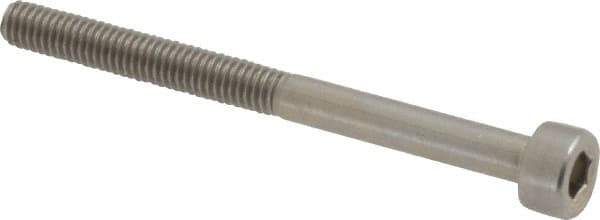 Value Collection - M3x0.50 Metric Coarse Hex Socket Drive, Socket Cap Screw - Grade 18-8 & Austenitic A2 Stainless Steel, Uncoated, Partially Threaded, 35mm Length Under Head - Eagle Tool & Supply