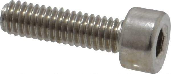 Value Collection - M4x0.70 Metric Coarse Hex Socket Drive, Socket Cap Screw - Grade 18-8 & Austenitic A2 Stainless Steel, Uncoated, Fully Threaded, 14mm Length Under Head - Eagle Tool & Supply