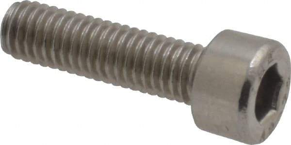 Value Collection - M5x0.80 Metric Coarse Hex Socket Drive, Socket Cap Screw - Grade 18-8 & Austenitic A2 Stainless Steel, Uncoated, Fully Threaded, 18mm Length Under Head - Eagle Tool & Supply