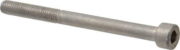 Value Collection - M5x0.80 Metric Coarse Hex Socket Drive, Socket Cap Screw - Grade 18-8 & Austenitic A2 Stainless Steel, Uncoated, Partially Threaded, 60mm Length Under Head - Eagle Tool & Supply