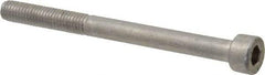 Value Collection - M5x0.80 Metric Coarse Hex Socket Drive, Socket Cap Screw - Grade 18-8 & Austenitic A2 Stainless Steel, Uncoated, Partially Threaded, 60mm Length Under Head - Eagle Tool & Supply