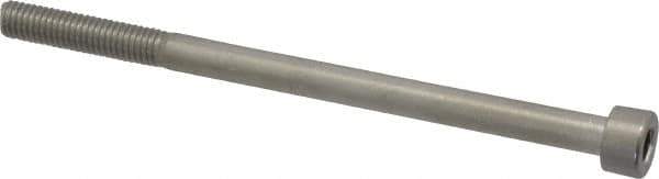 Value Collection - M5x0.80 Metric Coarse Hex Socket Drive, Socket Cap Screw - Grade 18-8 & Austenitic A2 Stainless Steel, Uncoated, Partially Threaded, 80mm Length Under Head - Eagle Tool & Supply