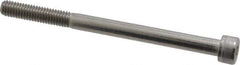 Value Collection - M6x1.00 Metric Coarse Hex Socket Drive, Socket Cap Screw - Grade 18-8 & Austenitic A2 Stainless Steel, Uncoated, Partially Threaded, 80mm Length Under Head - Eagle Tool & Supply