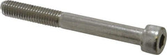 Value Collection - M8x1.25 Metric Coarse Hex Socket Drive, Socket Cap Screw - Grade 18-8 & Austenitic A2 Stainless Steel, Uncoated, Partially Threaded, 70mm Length Under Head - Eagle Tool & Supply