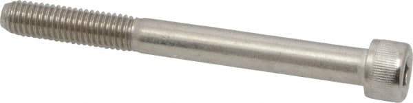 Value Collection - M8x1.25 Metric Coarse Hex Socket Drive, Socket Cap Screw - Grade 18-8 & Austenitic A2 Stainless Steel, Uncoated, Partially Threaded, 80mm Length Under Head - Eagle Tool & Supply