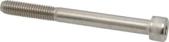 Value Collection - M8x1.25 Metric Coarse Hex Socket Drive, Socket Cap Screw - Grade 18-8 & Austenitic A2 Stainless Steel, Uncoated, Partially Threaded, 80mm Length Under Head - Eagle Tool & Supply