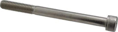 Value Collection - M8x1.25 Metric Coarse Hex Socket Drive, Socket Cap Screw - Grade 18-8 & Austenitic A2 Stainless Steel, Uncoated, Partially Threaded, 90mm Length Under Head - Eagle Tool & Supply