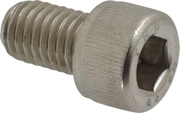 Value Collection - M10x1.50 Metric Coarse Hex Socket Drive, Socket Cap Screw - Grade 18-8 & Austenitic A2 Stainless Steel, Uncoated, Fully Threaded, 16mm Length Under Head - Eagle Tool & Supply