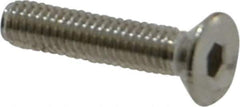 Value Collection - M2.5x0.45 Metric Coarse Hex Socket Drive, 90° Flat Screw - Grade 18-8 & Austenitic A2 Stainless Steel, Fully Threaded, 12mm OAL - Eagle Tool & Supply