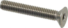 Value Collection - M4x0.70 Metric Coarse Hex Socket Drive, 90° Flat Screw - Grade 18-8 & Austenitic A2 Stainless Steel, Partially Threaded, 25mm OAL - Eagle Tool & Supply