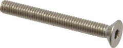 Value Collection - M4x0.70 Metric Coarse Hex Socket Drive, 90° Flat Screw - Grade 18-8 & Austenitic A2 Stainless Steel, Partially Threaded, 35mm OAL - Eagle Tool & Supply