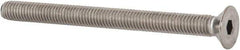 Value Collection - M5x0.80 Metric Coarse Hex Socket Drive, 90° Flat Screw - Grade 18-8 & Austenitic A2 Stainless Steel, Partially Threaded, 60mm OAL - Eagle Tool & Supply