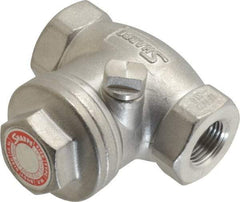 Sharpe Valves - 3/8" Stainless Steel Check Valve - FNPT x FNPT, 200 WOG - Eagle Tool & Supply