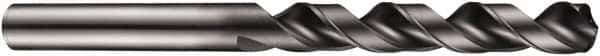 DORMER - 14.25mm 130° Cobalt Jobber Drill - TiAlN Finish, Right Hand Cut, Spiral Flute, Straight Shank, 170mm OAL, ADX Point - Eagle Tool & Supply