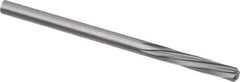 Magafor - 3.1902mm Solid Carbide 6 Flute Chucking Reamer - Spiral Flute, 1/8" Straight Shank, 19/32" Flute Length, 2-1/4" OAL - Eagle Tool & Supply