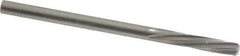 Magafor - 3.2995mm Solid Carbide 6 Flute Chucking Reamer - Spiral Flute, 0.1299" Straight Shank, 19/32" Flute Length, 2-1/4" OAL - Eagle Tool & Supply