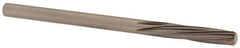 Magafor - 3.3096mm Solid Carbide 6 Flute Chucking Reamer - Spiral Flute, 0.1303" Straight Shank, 19/32" Flute Length, 2-1/4" OAL - Eagle Tool & Supply