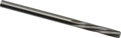 Magafor - 3.429mm Solid Carbide 6 Flute Chucking Reamer - Spiral Flute, 0.135" Straight Shank, 19/32" Flute Length, 2-1/4" OAL - Eagle Tool & Supply