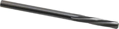 Magafor - 3.5204mm Solid Carbide 6 Flute Chucking Reamer - Spiral Flute, 0.1386" Straight Shank, 19/32" Flute Length, 2-1/4" OAL - Eagle Tool & Supply