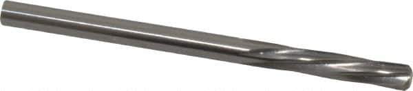 Magafor - 3.6195mm Solid Carbide 6 Flute Chucking Reamer - Spiral Flute, 0.1425" Straight Shank, 19/32" Flute Length, 2-1/4" OAL - Eagle Tool & Supply