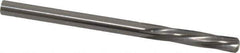 Magafor - 3.6195mm Solid Carbide 6 Flute Chucking Reamer - Spiral Flute, 0.1425" Straight Shank, 19/32" Flute Length, 2-1/4" OAL - Eagle Tool & Supply