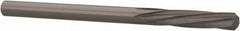 Magafor - 3.6398mm Solid Carbide 6 Flute Chucking Reamer - Spiral Flute, 0.1433" Straight Shank, 19/32" Flute Length, 2-1/4" OAL - Eagle Tool & Supply