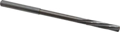 Magafor - 3.81mm Solid Carbide 6 Flute Chucking Reamer - Spiral Flute, 0.158" Straight Shank, 3/4" Flute Length, 2-61/64" OAL - Eagle Tool & Supply