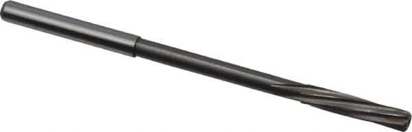 Magafor - 3.8506mm Solid Carbide 6 Flute Chucking Reamer - Spiral Flute, 0.158" Straight Shank, 3/4" Flute Length, 2-61/64" OAL - Eagle Tool & Supply