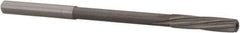 Magafor - #24 Solid Carbide 6 Flute Chucking Reamer - Spiral Flute, 0.158" Straight Shank, 3/4" Flute Length, 2-61/64" OAL - Eagle Tool & Supply