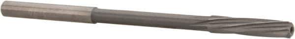 Magafor - 3.9599mm Solid Carbide 6 Flute Chucking Reamer - Spiral Flute, 0.158" Straight Shank, 3/4" Flute Length, 2-61/64" OAL - Eagle Tool & Supply