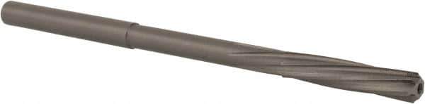 Magafor - #16 Solid Carbide 6 Flute Chucking Reamer - Spiral Flute, 0.177" Straight Shank, 53/64" Flute Length, 3-5/32" OAL - Eagle Tool & Supply