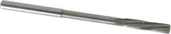 Magafor - #13 Solid Carbide 6 Flute Chucking Reamer - Spiral Flute, 0.177" Straight Shank, 53/64" Flute Length, 3-5/32" OAL - Eagle Tool & Supply