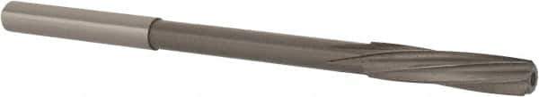 Magafor - 5.19mm Solid Carbide 6 Flute Chucking Reamer - Spiral Flute, 0.197" Straight Shank, 29/32" Flute Length, 3-25/64" OAL - Eagle Tool & Supply