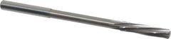 Magafor - 5.62mm Solid Carbide 6 Flute Chucking Reamer - Spiral Flute, 0.216" Straight Shank, 1-1/32" Flute Length, 3-21/32" OAL - Eagle Tool & Supply
