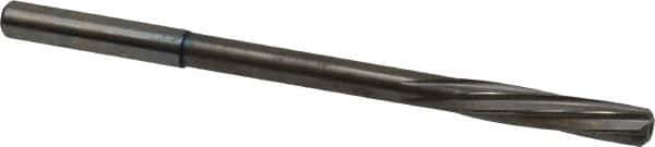 Magafor - Letter A Solid Carbide 6 Flute Chucking Reamer - Spiral Flute, 0.236" Straight Shank, 1-7/64" Flute Length, 3-31/32" OAL - Eagle Tool & Supply