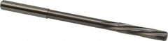Magafor - 5.96mm Solid Carbide 6 Flute Chucking Reamer - Spiral Flute, 0.236" Straight Shank, 1-7/64" Flute Length, 3-31/32" OAL - Eagle Tool & Supply