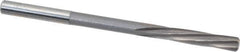 Magafor - 6mm Solid Carbide 6 Flute Chucking Reamer - Spiral Flute, 0.236" Straight Shank, 1-7/64" Flute Length, 3-31/32" OAL - Eagle Tool & Supply