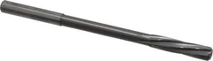 Magafor - 6.37mm Solid Carbide 6 Flute Chucking Reamer - Spiral Flute, 0.236" Straight Shank, 1-7/64" Flute Length, 3-31/32" OAL - Eagle Tool & Supply
