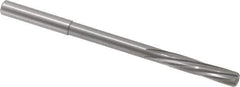 Magafor - 6.74mm Solid Carbide 6 Flute Chucking Reamer - Spiral Flute, 0.276" Straight Shank, 1-7/32" Flute Length, 4-9/32" OAL - Eagle Tool & Supply