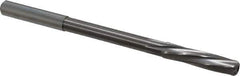 Magafor - 6.97mm Solid Carbide 6 Flute Chucking Reamer - Spiral Flute, 0.276" Straight Shank, 1-7/32" Flute Length, 4-9/32" OAL - Eagle Tool & Supply