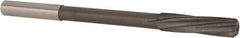 Magafor - 7.54mm Solid Carbide 6 Flute Chucking Reamer - Spiral Flute, 0.276" Straight Shank, 1-7/32" Flute Length, 4-9/32" OAL - Eagle Tool & Supply