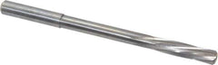 Magafor - 7.7495mm Solid Carbide 6 Flute Chucking Reamer - Spiral Flute, 0.315" Straight Shank, 1-19/64" Flute Length, 4-5/8" OAL - Eagle Tool & Supply