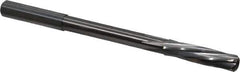Magafor - 7.9299mm Solid Carbide 6 Flute Chucking Reamer - Spiral Flute, 0.315" Straight Shank, 1-19/64" Flute Length, 4-5/8" OAL - Eagle Tool & Supply