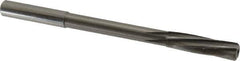 Magafor - 8.321mm Solid Carbide 6 Flute Chucking Reamer - Spiral Flute, 0.315" Straight Shank, 1-19/64" Flute Length, 4-5/8" OAL - Eagle Tool & Supply