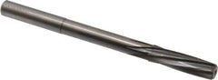 Magafor - 9.5mm Solid Carbide 6 Flute Chucking Reamer - Spiral Flute, 0.354" Straight Shank, 1-27/64" Flute Length, 4-31/32" OAL - Eagle Tool & Supply