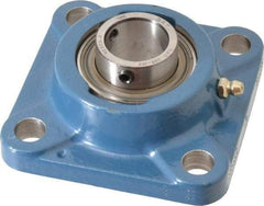 SKF - 1" ID, 4-Bolt Flange - 2-3/4" Btw Mnt Hole Ctrs - Eagle Tool & Supply