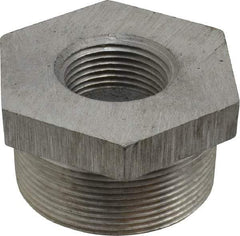 Latrobe Foundry - 2 x 1" Aluminum Pipe Hex Bushing - 150 psi, M x F End Connection, Grade 356-F - Eagle Tool & Supply